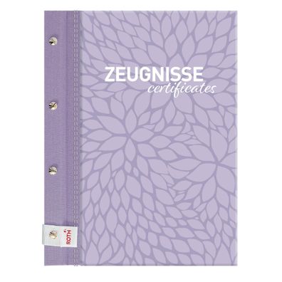 Roth Zeugnismappen Pattern Lila Paradise
