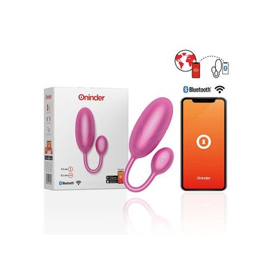 Oninder - TOKYO Vibrating EGG PINK 7.5 X 3.2 CM FREE APP