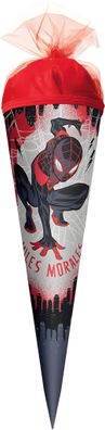 Roth Schultüte 22cm rund Marvel Spider-Man Miles Morales