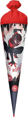 Roth Schultüte 70cm rund Marvel Spider-Man Miles Morales