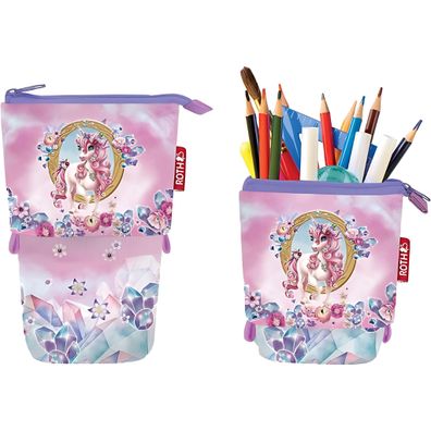 Roth Stifte-Etui 2in1 Einhorn Beauty