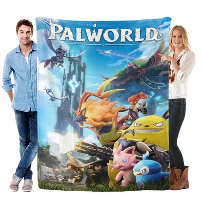 Palworld Decke Tagesdecke Kuscheldecke Bettwasche Mehrere Groben