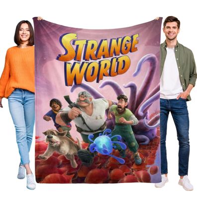 Strange World Kuscheldecke Decke Tagesdecke Kinderbettwasche fur Sofa Bett