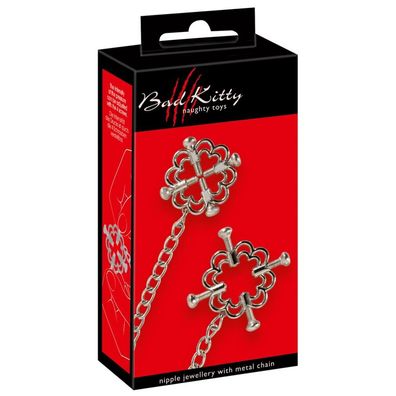 Nipple Jewellery with Metal Chain