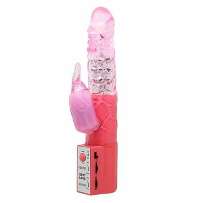 Niedlicher Baby Vibrator mit Rotation Rosa