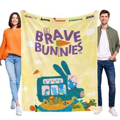 Brave Bunnies Decke Tagesdecke Kuscheldecke Kinderbettwasche fur Bett