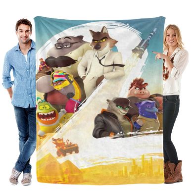 The Bad Guys 2 Decke Tagesdecke Kuscheldecke Kinderbettwasche Mehrere Groben