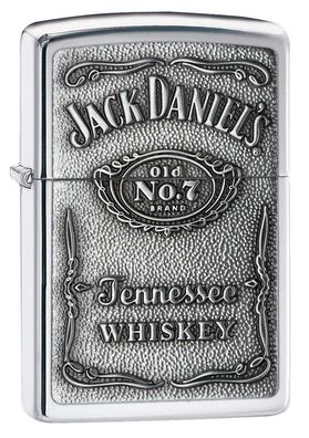 Zippo Jack Daniel's chrom Sturmfeuerzeug Benzin