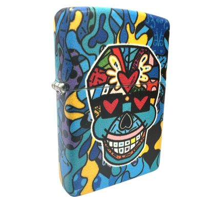 Zippo Feuerzeug Skull 2 Britto Sonderedition