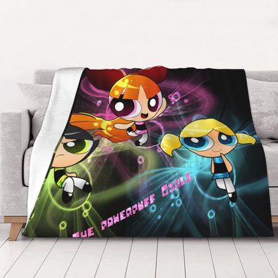 Powerpuff Girls Decke Tagesdecke Kuscheldecke Kinderbettwasche