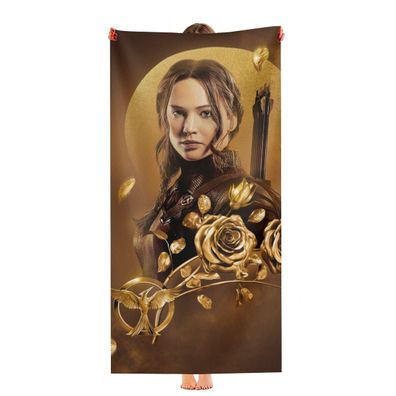 The Hunger Games Strandtuch Schnell Trocknend Mikrofaser Badetuch 75cmx150cm