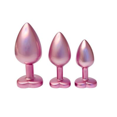 Gleaming Love Plug Analplug Pearl Pink 3tlg