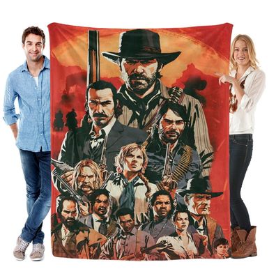 Red Dead Redemption Decke Tagesdecke Kuscheldecke Bettwasche Mehrere Groben