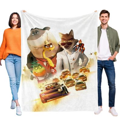 The Bad Guys Tagesdecke Kuscheldecke Kinderbettwasche fur Sofa Mehrere Grob