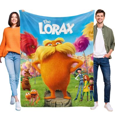 The Lorax Tagesdecke Kuscheldecke Kinderbettwasche fur Sofa Couch Mehrere Grob