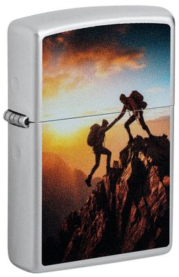 Zippo Feuerzeug Mountain Climbing Satin Finish