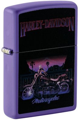 Zippo Feuerzeug Harley-Davidson Schwarzlicht