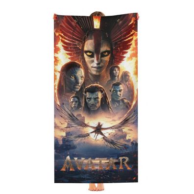 Avatar Fire and Ash Strandtuch Schnell Trocknend Mikrofaser Badetuch 75x150cm