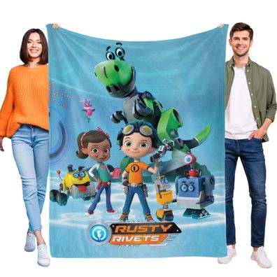 Rusty Rivets Decke Tagesdecke Kuscheldecke Kinderbettwasche Mehrere Groben