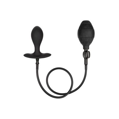 Aufblasbarer Silikonstecker Schwarz