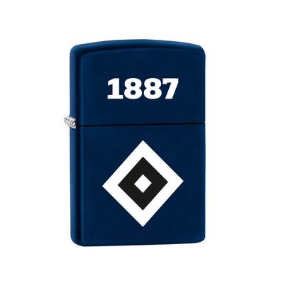 Zippo Feuerzeug HSV Navy Blau Matt 1887