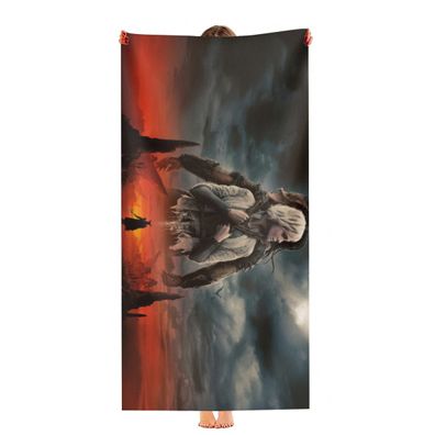 Predator Badlands Strandtuch Schnell Trocknend Mikrofaser Badetuch 75x150cm