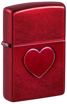 Zippo Feuerzeug Candy Apple Red Herzmotiv