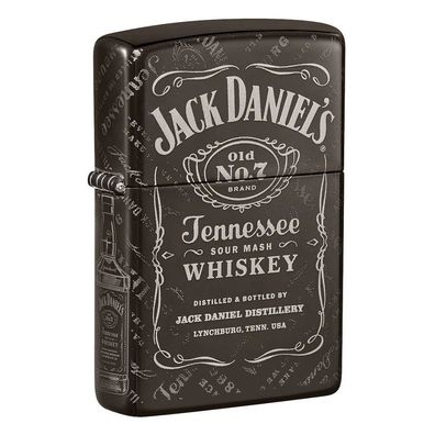 Zippo Feuerzeug Jack Daniel's Design Old No. 7 Sturmfeuerzeug Benzin
