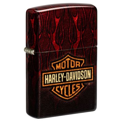 Zippo Harley-Davidson Hell Flames Feuerzeug glänzend