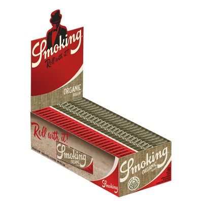 Box Smoking Organic Regular Papers 50 Hefte à 60 Blatt