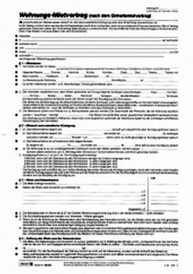 Brunnen Mietvertrag Einheitsmietvertrag 1025223