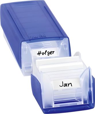 Brunnen Twinboxx A8 gefüllt blau transparent 102058534