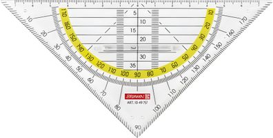 Brunnen Geometrie-Dreieck 16cm Griff klar 1049757