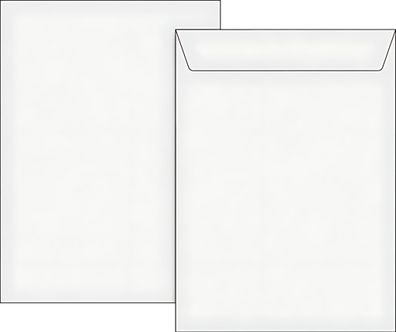 Brunnen Versandtasche C4 weiss 100 Stück 105343400