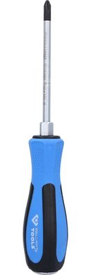 Brilliant Tools Schraubendreher Kreuzschlitz mit Schlagkappe, PH2 x 100 mm