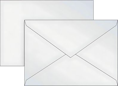 Brunnen Briefumschlag C6 80g perlweiss 10 Stück 105125207