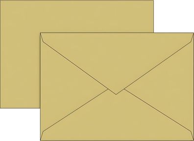 Brunnen Briefumschlag C6 80g chamois 10 Stück 105125211