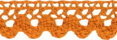 HEYDA 203584518 Spitzen Tape 2 m x 15 mm 100 % Baumwolle mango