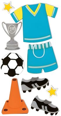 HEYDA 203780660 Stick-On's-Mix Fußball 75 x 165 cm