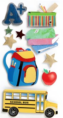 HEYDA 203780683 Stick-On's-Mix Schule 2 75 x 165 cm