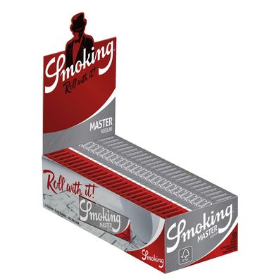 Box Smoking Regular Master Zigarettenpapier 25 Hefte à 60 Blatt