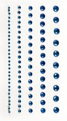HEYDA 203782943 Strass-Sticker 75 x 165 cm Ø ca. 2 - 6 mm Acryl blau