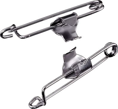 KNORR Prandell Broschennadel mit Kralle 22 mm Metall silberfarben