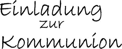 HEYDA 211800140 Stempel Kommunion/Konfirmation Einladung Kommunion