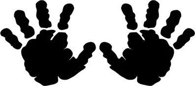 HEYDA 211801204 Stempel Geburt Hands Holz matt lackiert