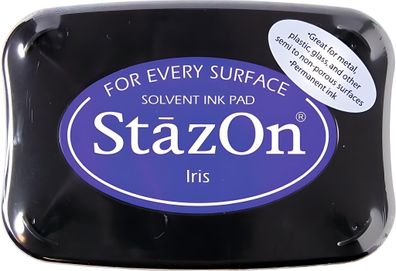 Tsukineko 2118796011 Stempelkissen StazOn 10 x 6 cm iris