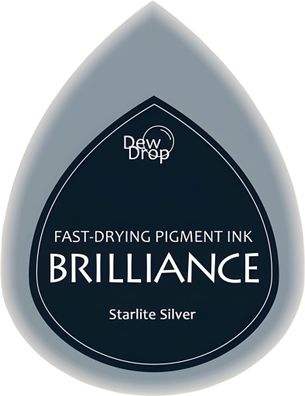 Stempelkissen Brilliance - Dew Drops 35 x 5 cm starlight silver