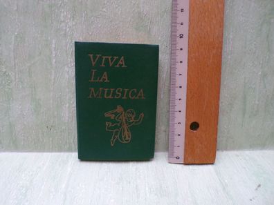 Viva la Musica Hyperion Verlag Renate Schultz Miniaturausgabe Kunstledereinband