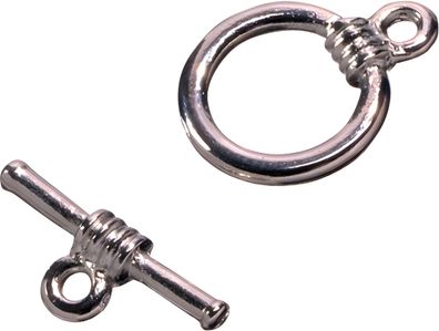 KNORR Prandell 212364100 Knebelverschluss Ø 13 mm Metall silberfarben