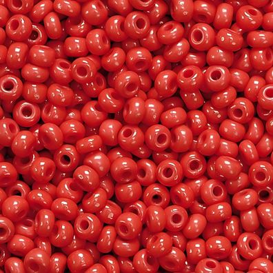 KNORR Prandell 213104168 Böhmische Rocailles Ø 25 mm Glas karminrot